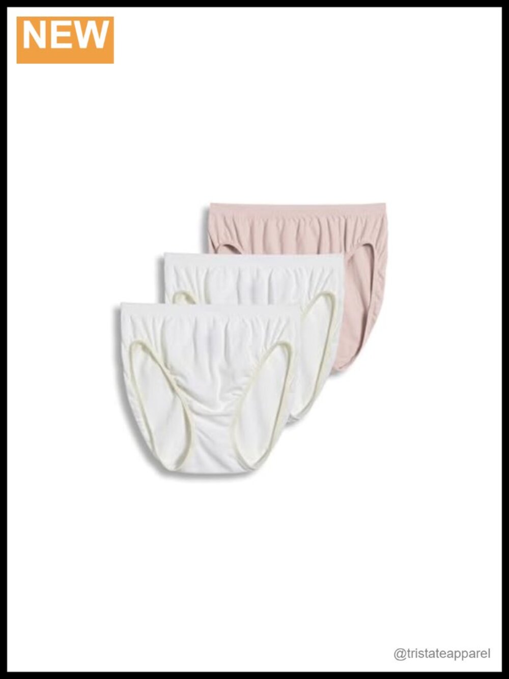 Womens Cotton French Cut Briefs 3-Pack Full Coverage Comfort